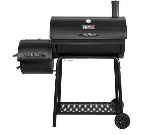 30 in. Charcoal Grill with Offset Smoker