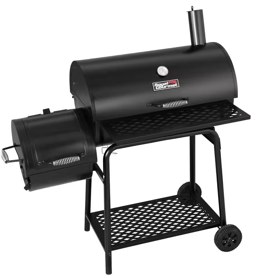 30 in. Charcoal Grill with Offset Smoker