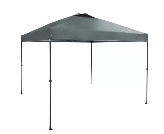 10 ft. x 10 ft. Grey Instant Canopy Pop Up Tent