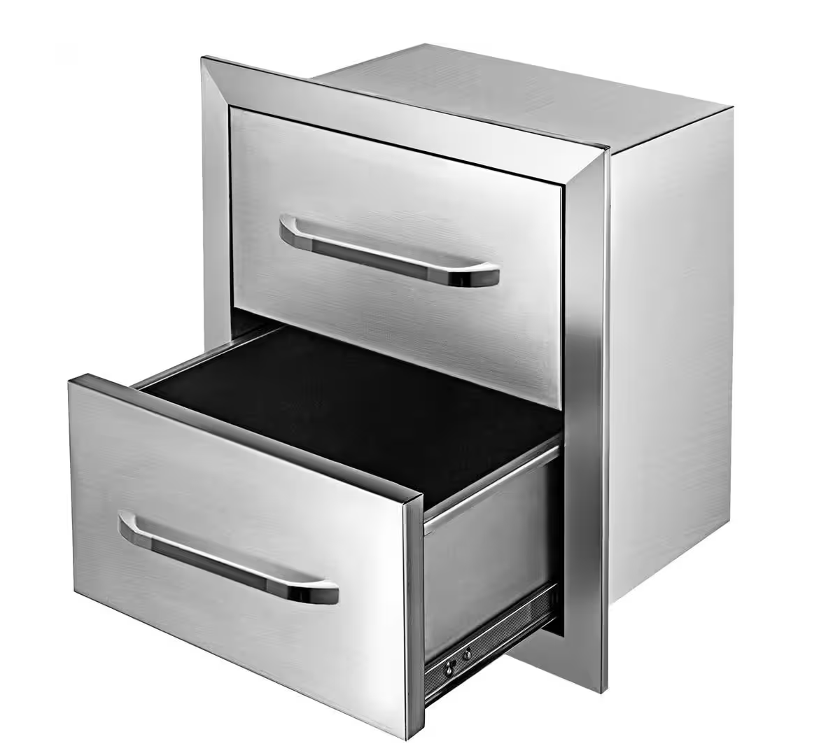 Outdoor Kitchen Drawers 20.2 in. W x 20.6 in. H x 12.7 in. D in Silver BBQ 1 Access Drawer Stainless Steel with Handle