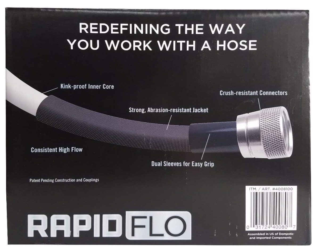 Rapid Flo 5/8 in. x 100 ft. Compact Garden Hose