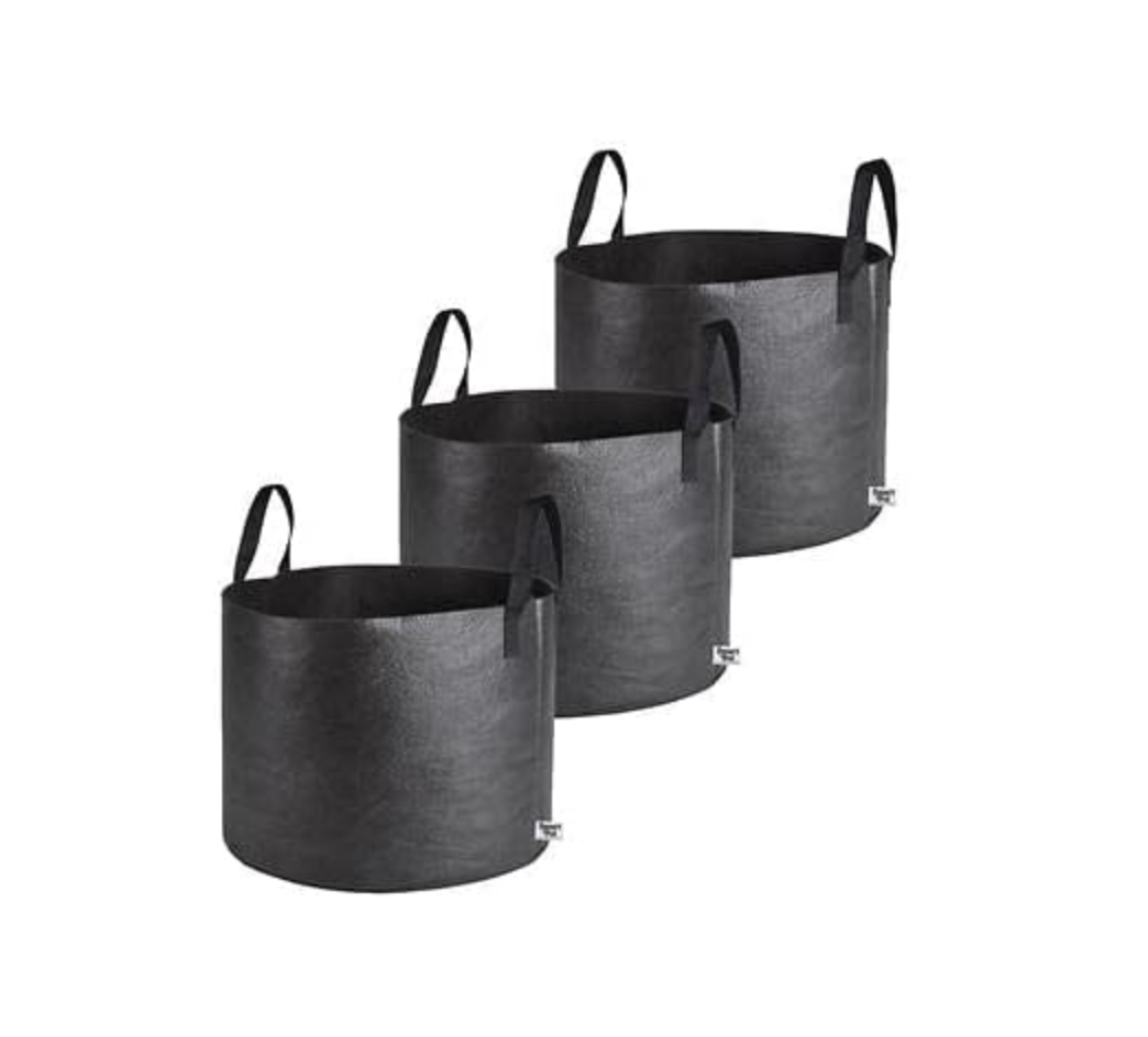 Smart Pot 15 Gallon Soft-Sided Planter, 3-Pack